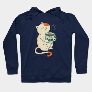 Cat and Coffee Hoodie